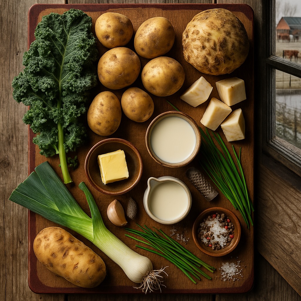 Ingrediënten voor Boerenkoolstamppot