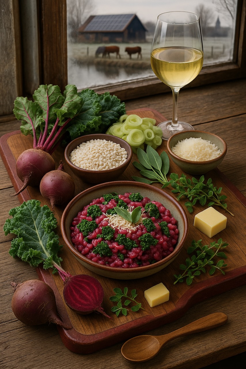 Ingrediënten voor Bietenrisotto