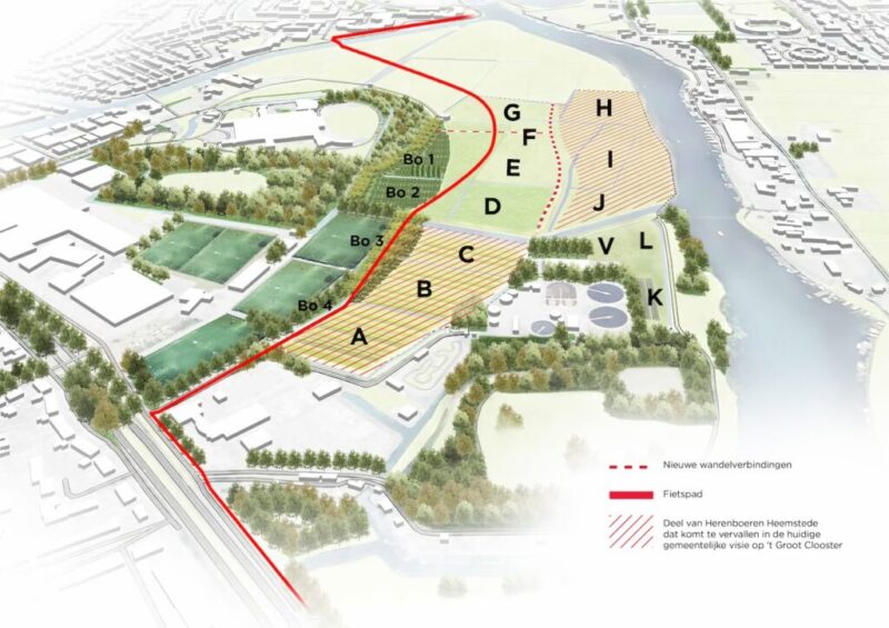 Concept Gebiedsvisie reduceert terrein Herenboeren met 40%.